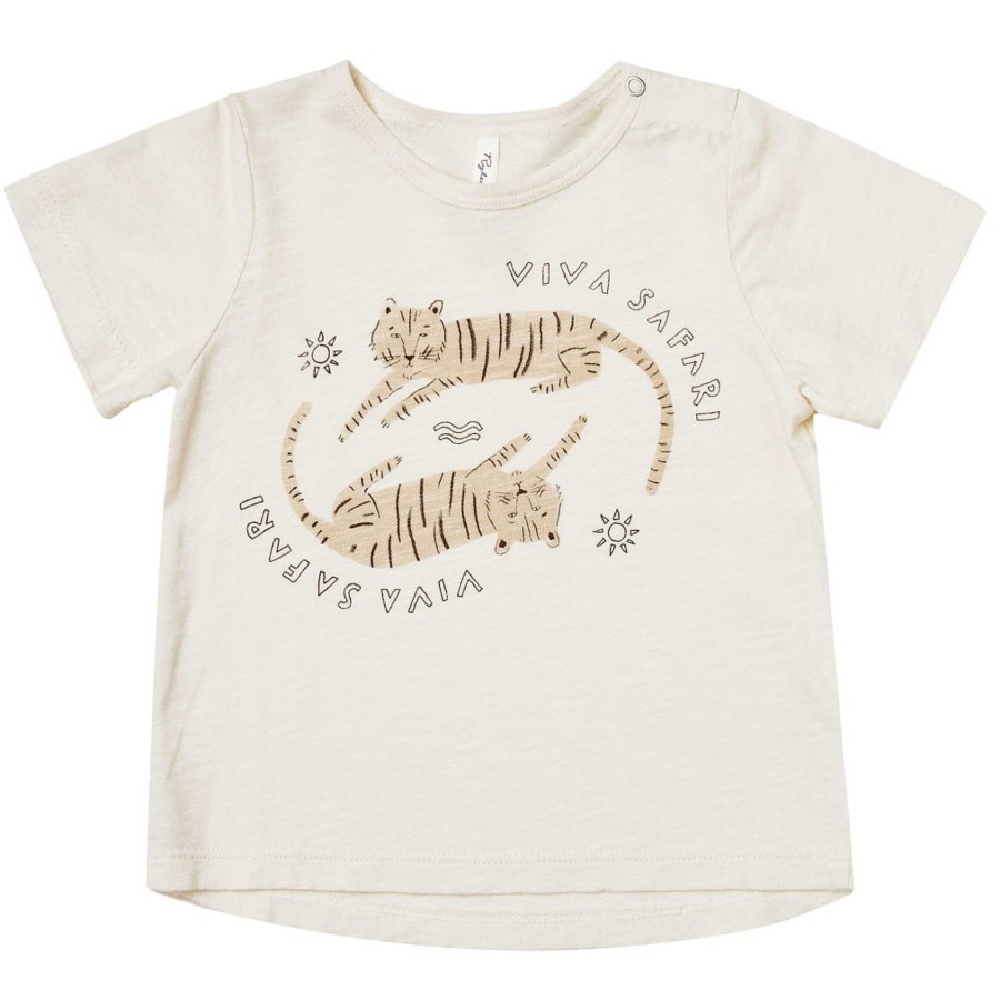 Girl Rylee & Cru | Rylee & Cru Basic Tee, Viva Safari