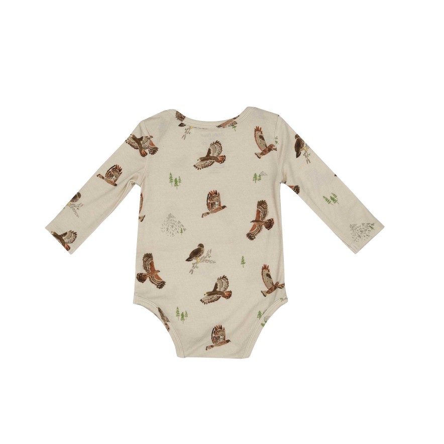 Boy Angel Dear | Long Sleeve Bodysuit, Hawks