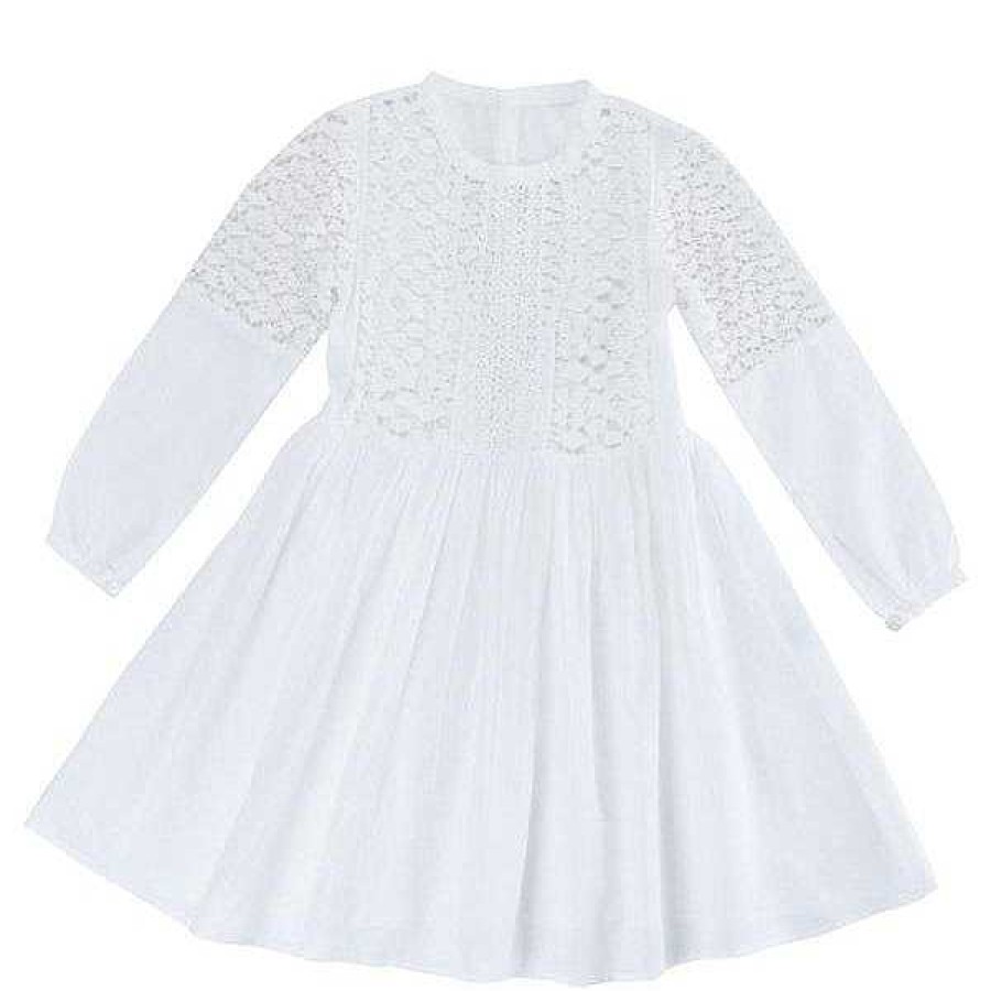 Girl Coco and Ginger | Sparrow Dress Set, Lace Patchwork