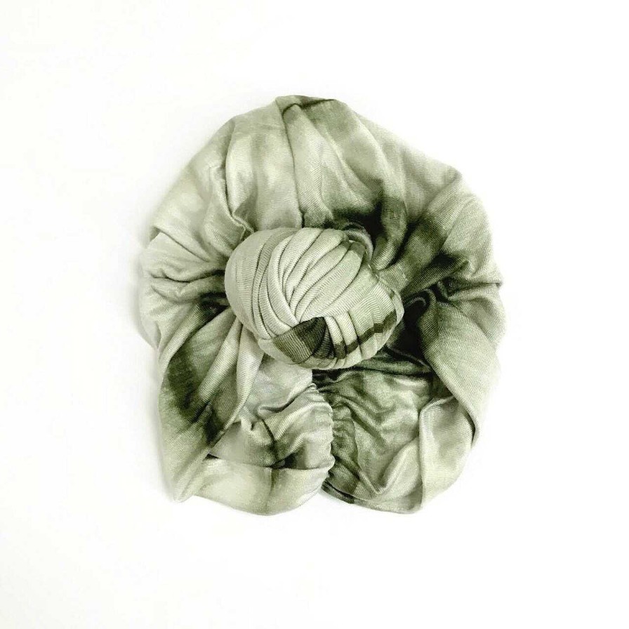 Girl Eyee Kids | Knot Turban, Olive Tie-Dye