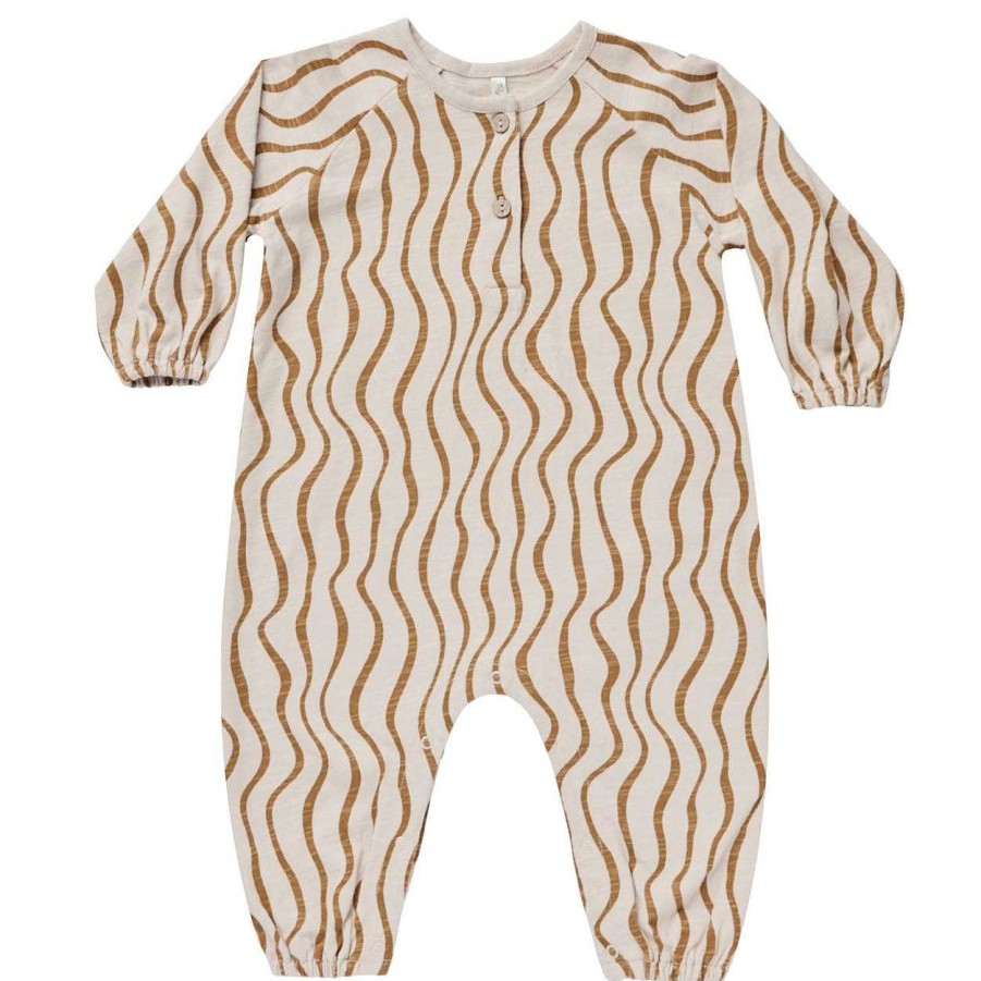 Boy Rylee & Cru | Rylee & Cru Henley Bubble Jumpsuit, Wavy