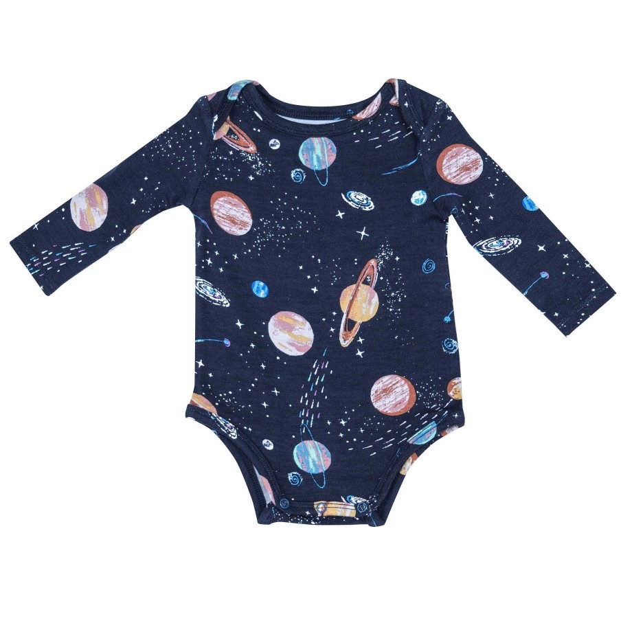 Boy Angel Dear | Long Sleeve Bodysuit, Solar System