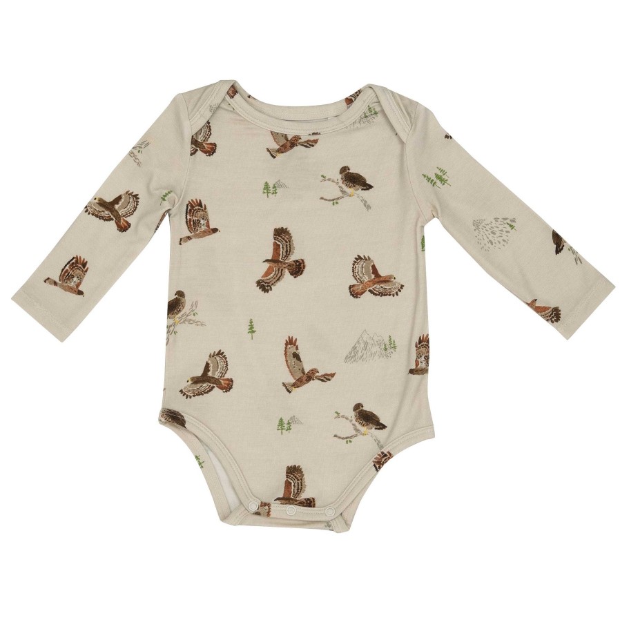 Boy Angel Dear | Long Sleeve Bodysuit, Hawks