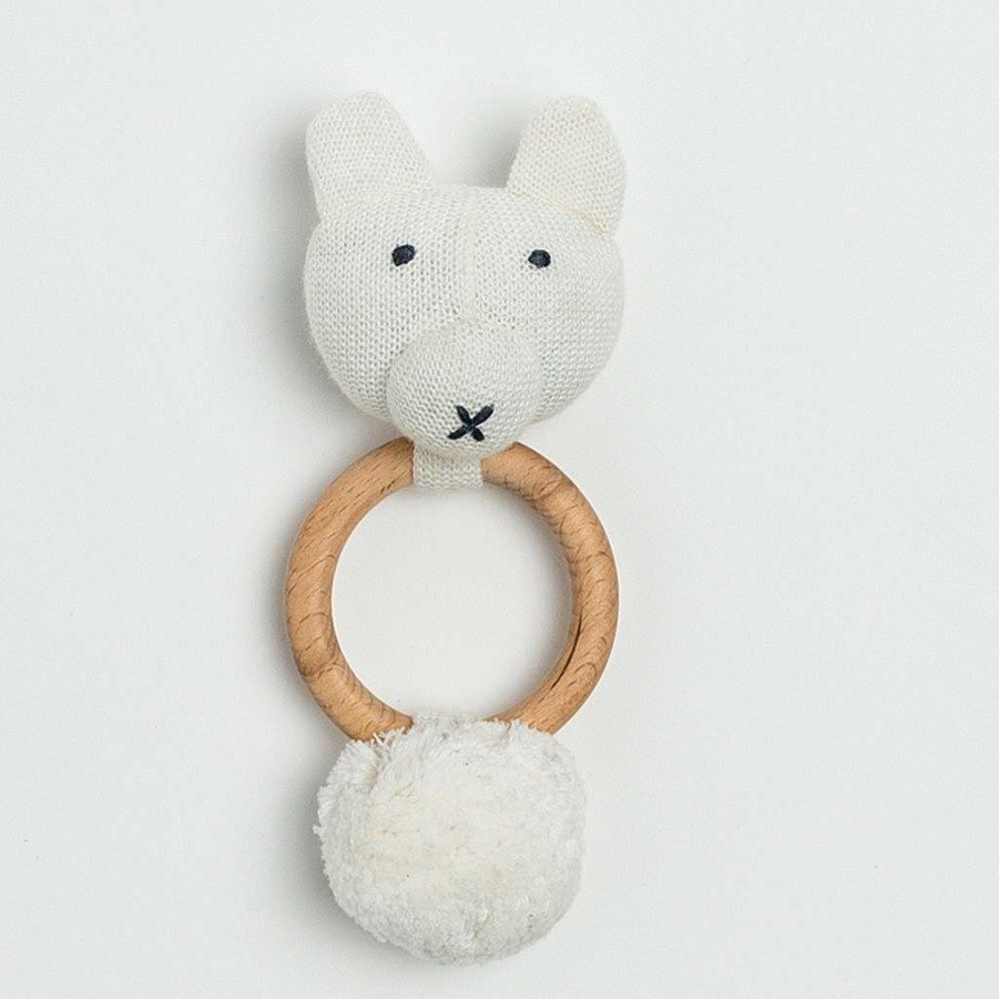 Baby Stuff Zestt Toy Animals | Organic Cotton Bear Rattle