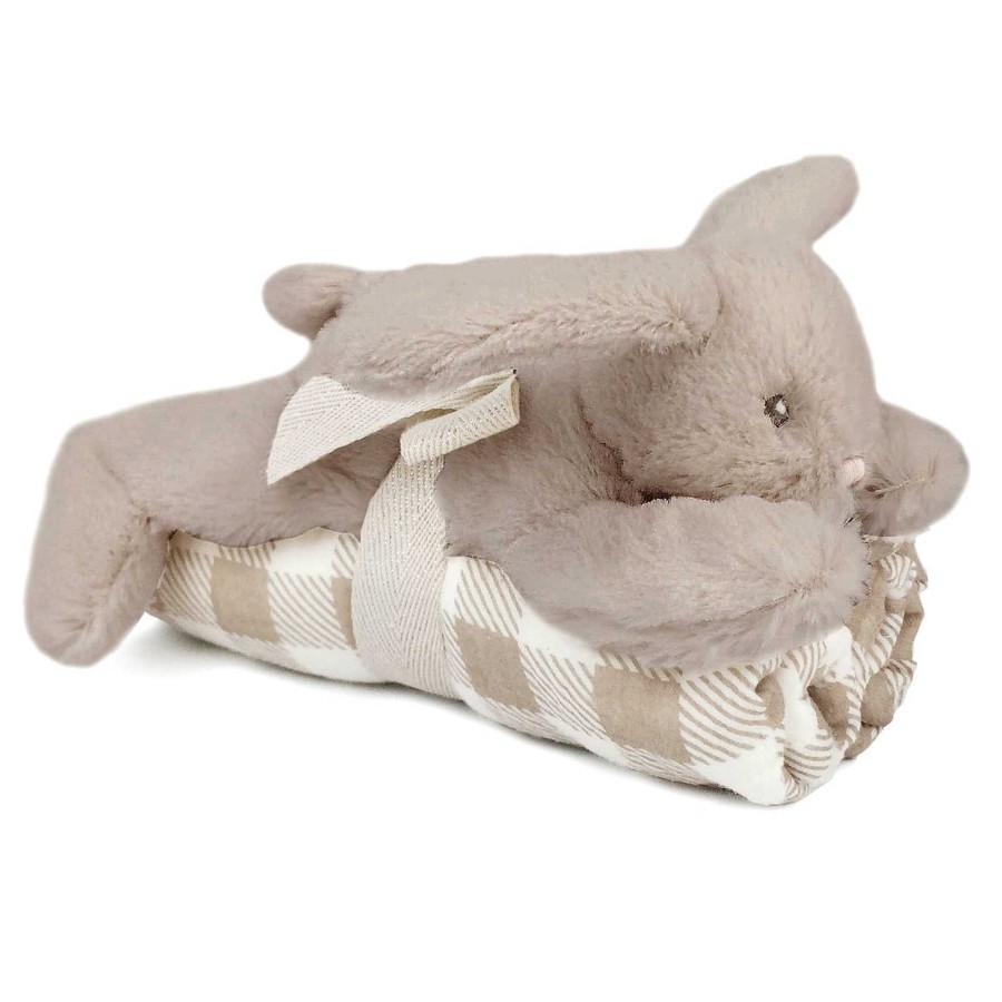 Girl Mon Ami | Blankie & Bunny Gift Set, Taupe