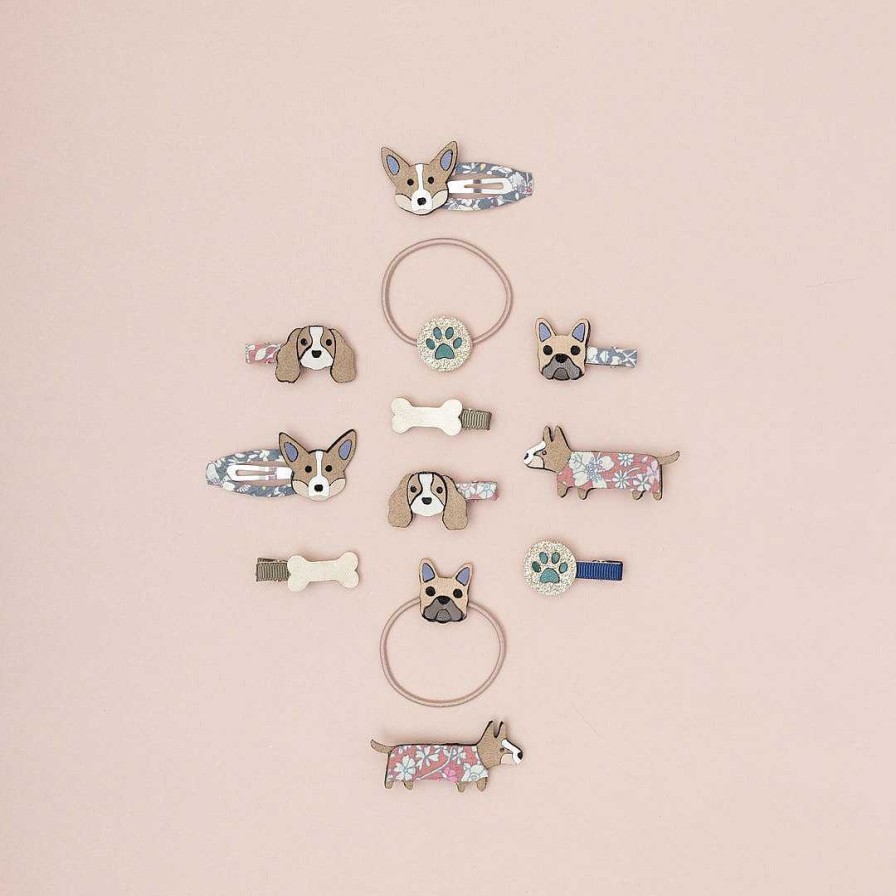 Girl Mimi & Lula | Doggy Mini Hair Clip Set