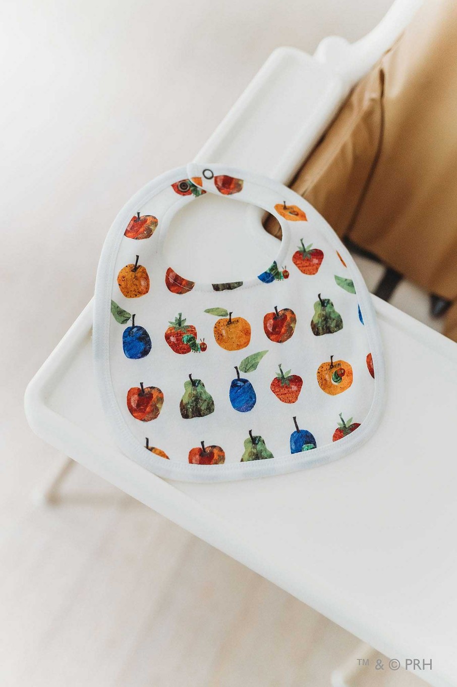 Baby Stuff L'ovedbaby Classic Bibs | Organic 2-Layer Reversible Bib, Fruit