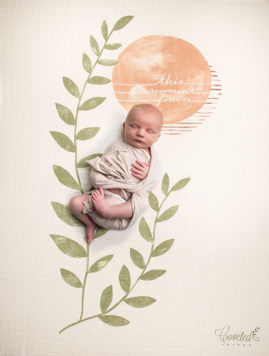 Baby Stuff Coveted Things | Organic 4-Layer Luxury Blanket, This Moment Forever