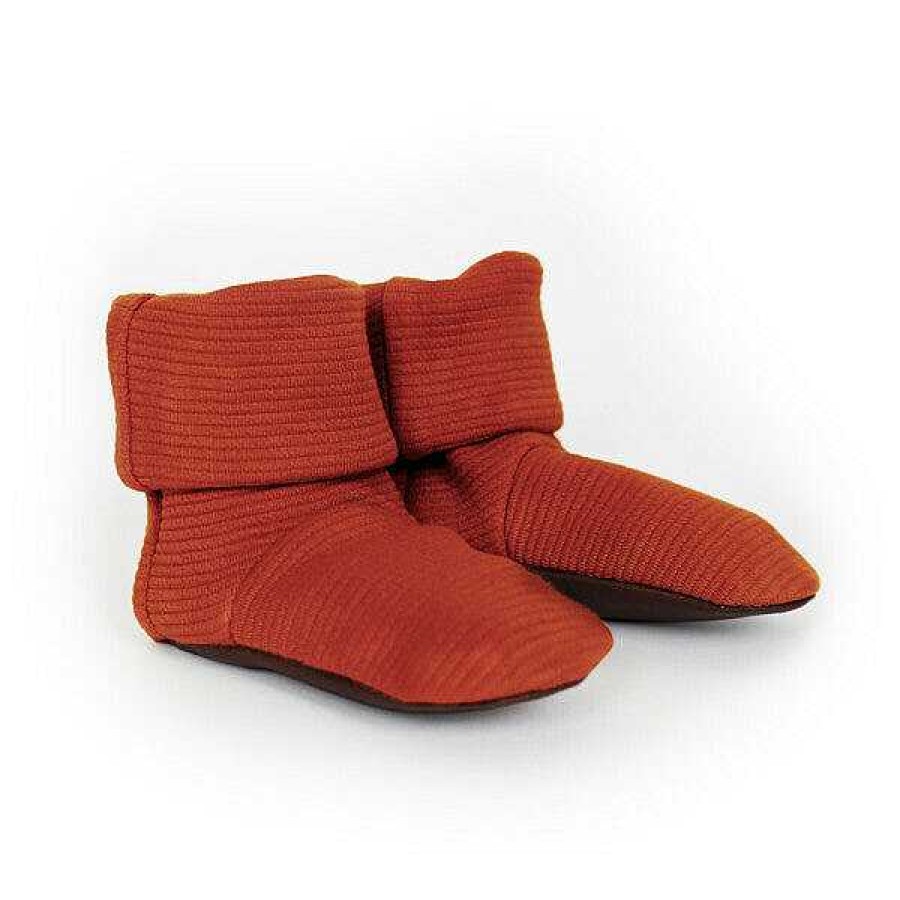 Accessories L'ovedbaby | Organic Cotton Booties, Paprika