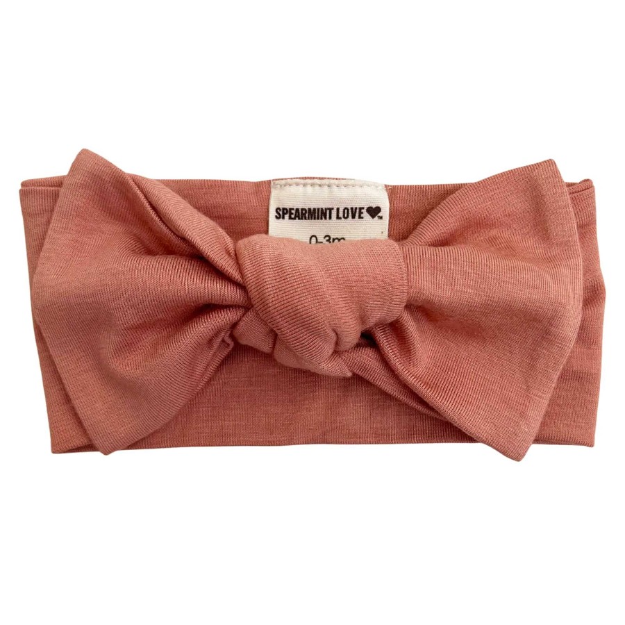 Girl SpearmintLOVE | Knot Bow, Rosewood