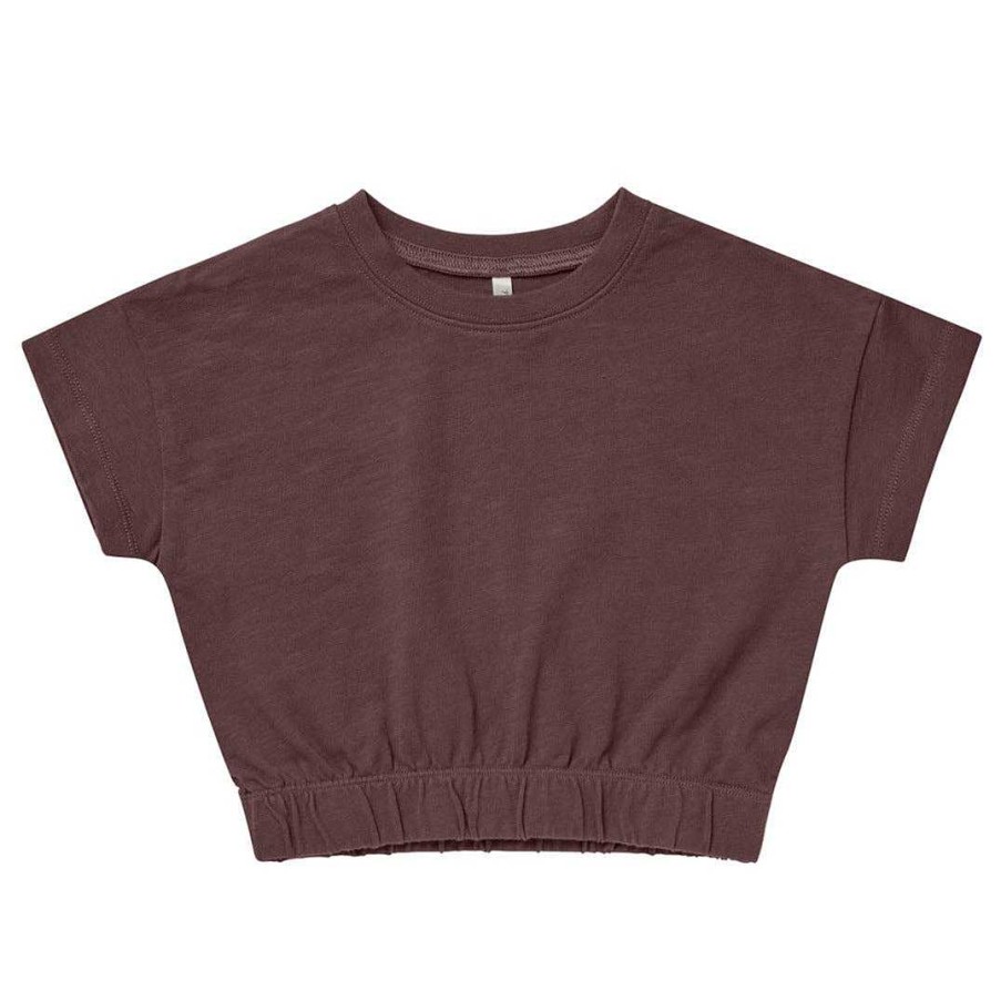 Girl Rylee & Cru | Rylee & Cru Cinched Jersey Tee, Plum