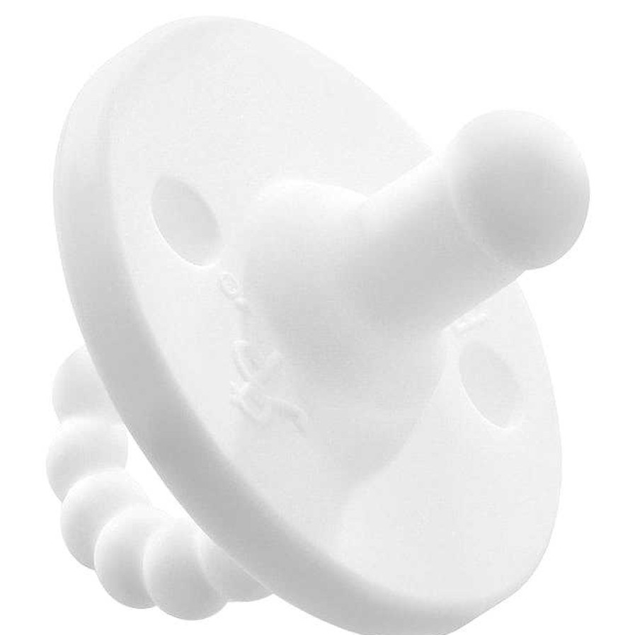 Baby Stuff Ryan & Rose | Cutie Pat Round Pacifier, White