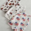 Boy Angel Dear | Muslin Shortie Romper, Tractors