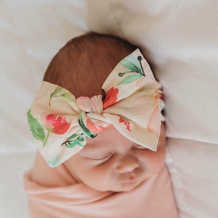 Girl Baby Bling Bows | Knot Bow, May Bloom