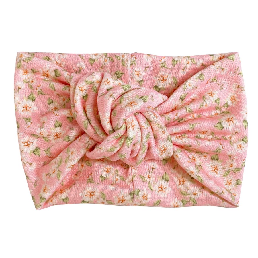 Girl Eyee Kids | Twist Knot Headband, Pink Floral