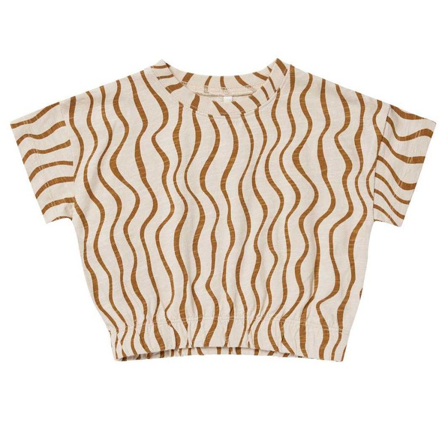 Girl Rylee & Cru | Rylee & Cru Cinched Jersey Tee, Wavy