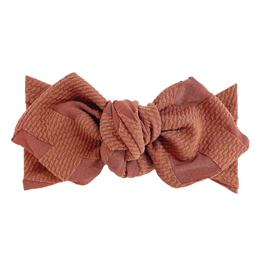 Girl Eyee Kids | Top Knot Headband, Cocoa Diamond