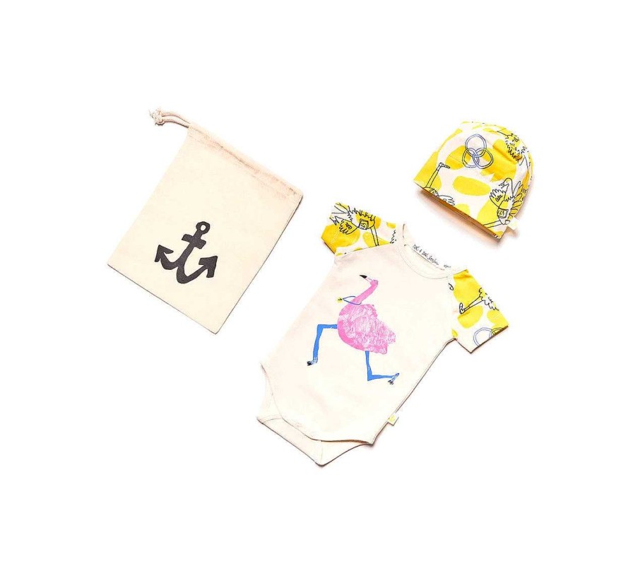 Girl Noe + Zoe | Gift Set, Yellow Ostrich