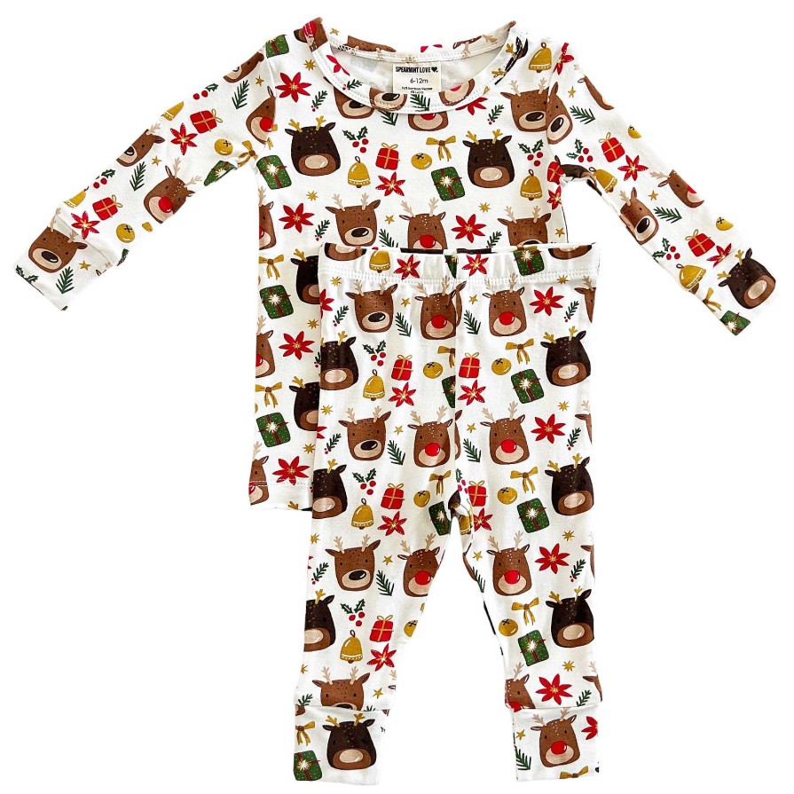 Boy SpearmintLOVE | 2-Piece Set, Reindeer Friends