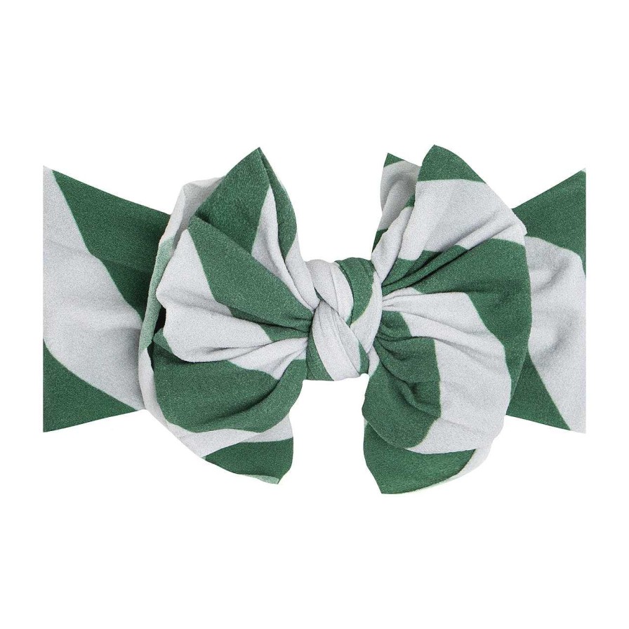 Girl Baby Bling Bows | Fab-Bow-Lous Bow, Green/Silver