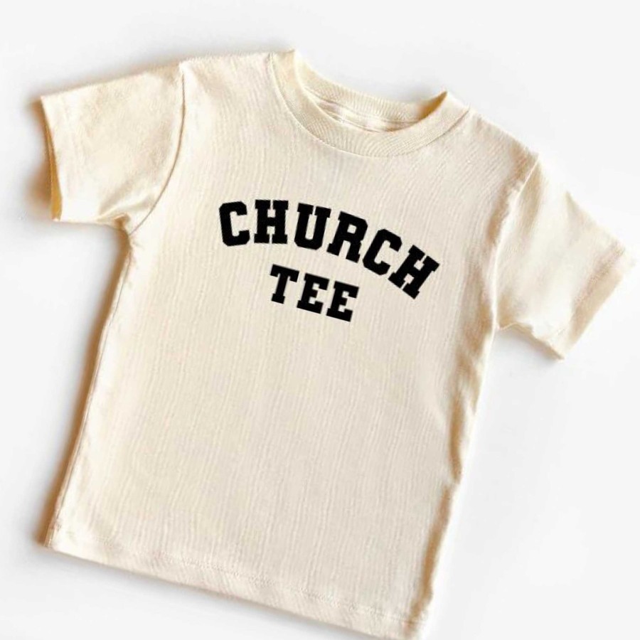 Boy Saved by Grace Co. | Church Tee Graphic Tee, Natural