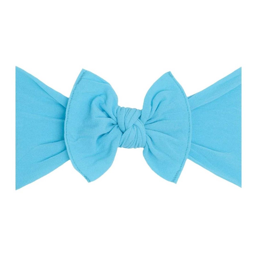 Girl Baby Bling Bows | Knot Bow, Neon Blue