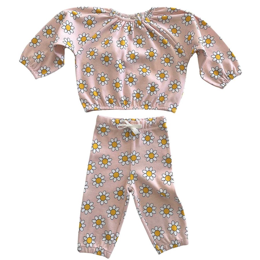 Girl SIIX Collection | Daisy Pop Taffy / Organic Mode Top + Pant Set