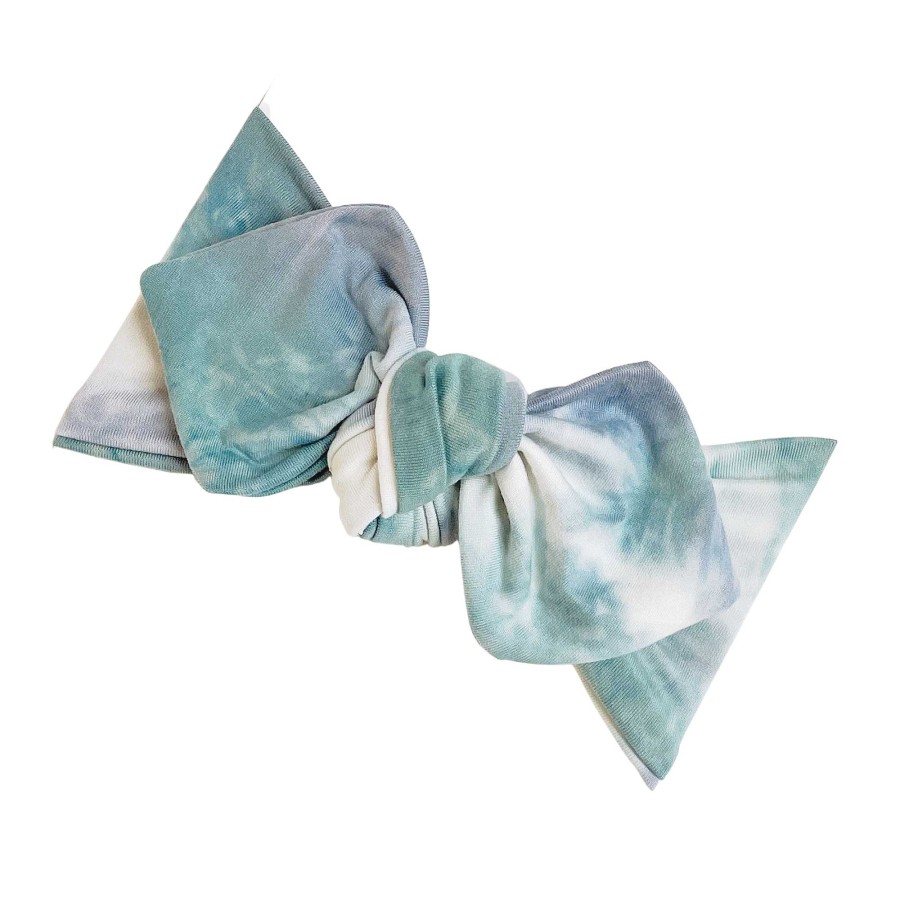 Girl Eyee Kids | Top Knot Headband, Ocean Tie Dye