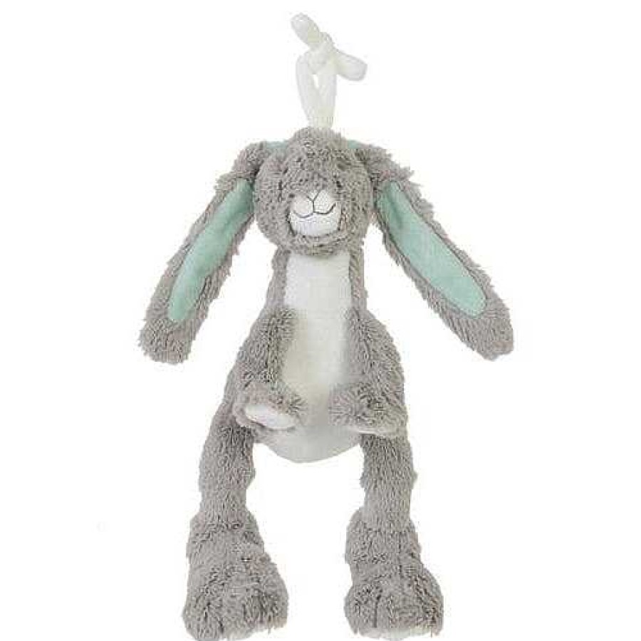 Baby Stuff Newcastle Classics Stroller Toys | Grey Rabbit Twine Plush Stroller Toy