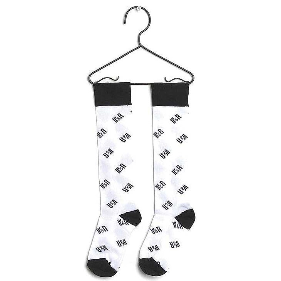 Accessories Wolf & Rita | Wolf & Rita Long Socks, All Over White