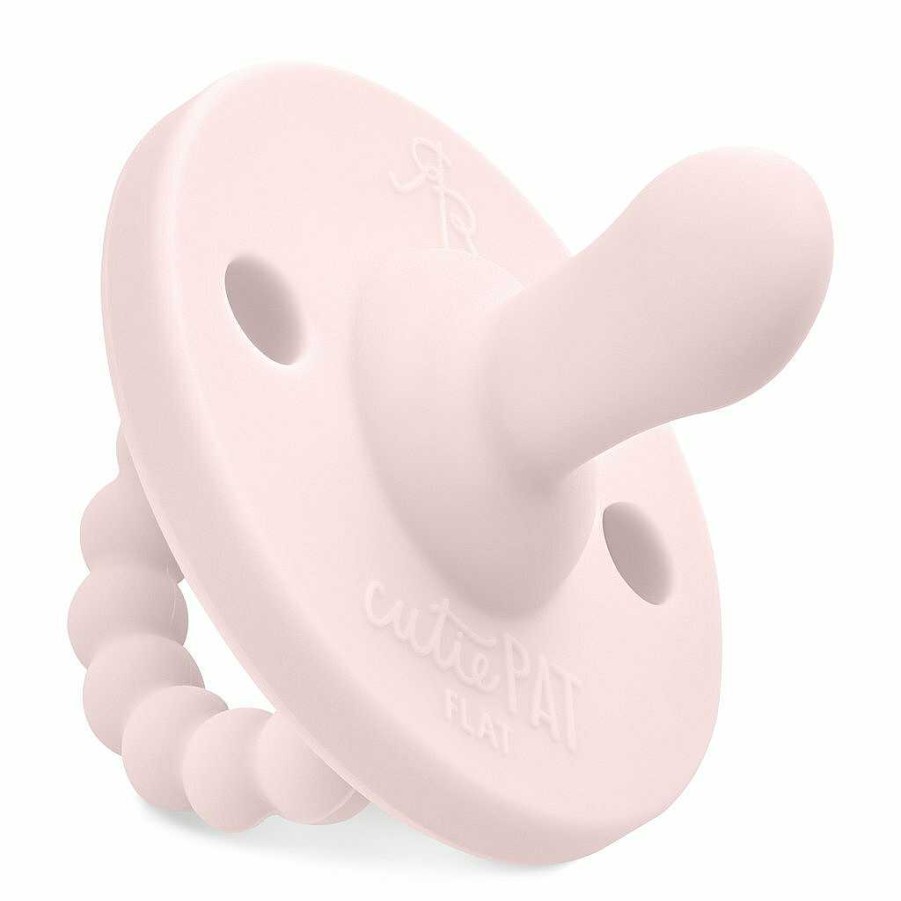 Baby Stuff Ryan & Rose | Cutie Pat Flat Pacifier, Pink