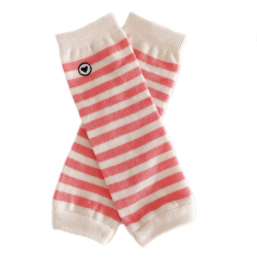 Accessories SpearmintLOVE | Malone Baby Legwarmers, Oatmeal Stripe