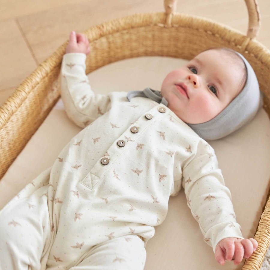 Girl Quincy Mae | Organic Long Sleeve Jumpsuit, Doves