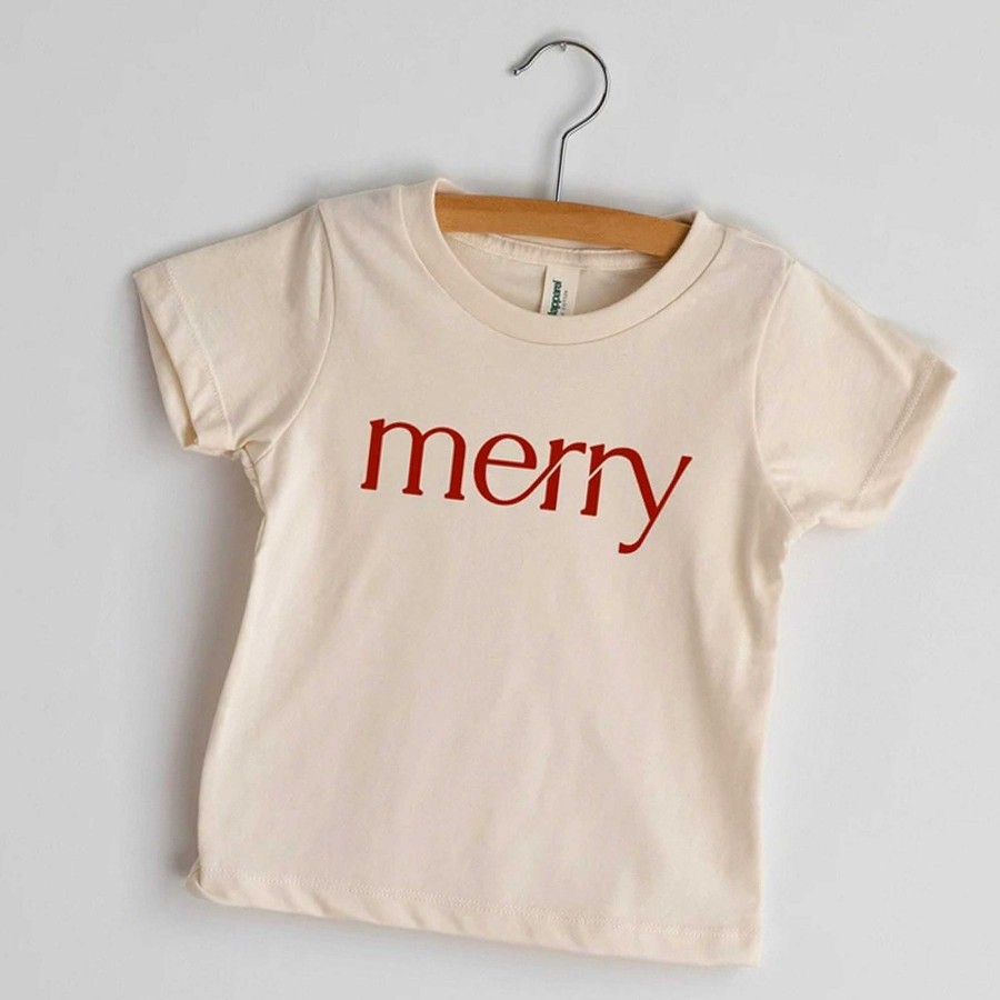 Girl Gladfolk | Short Sleeve Graphic Tee, Merry