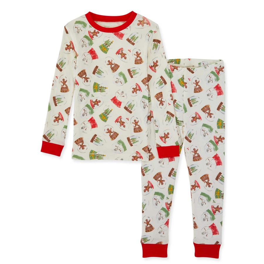 Girl Burt's Bees Baby | Organic 2-Piece Pajama Set, Winter Globes