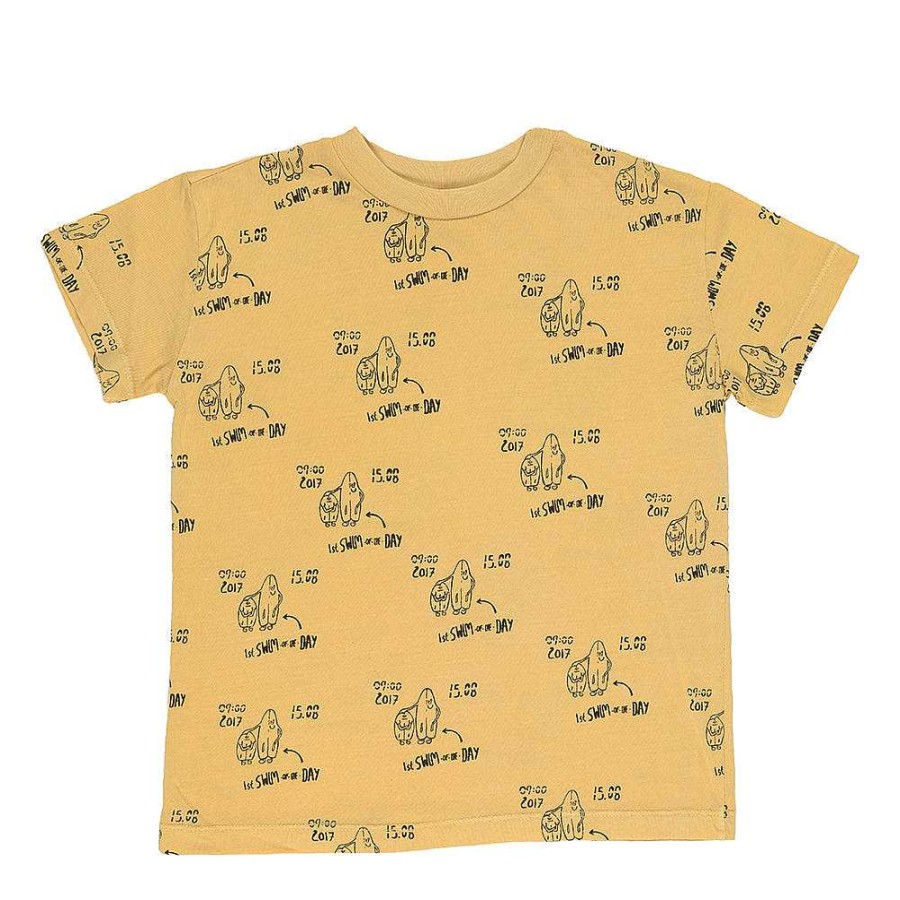 Girl Fresh Dinosaurs | All Over Swim Of The Day T-Shirt