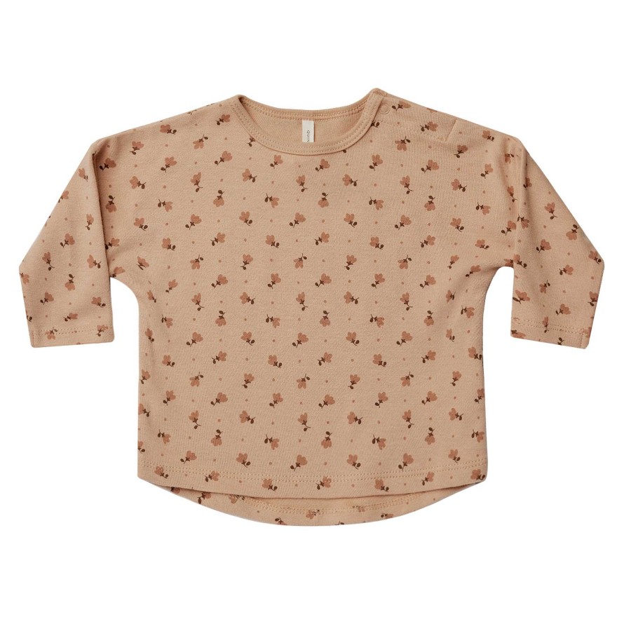 Girl Quincy Mae | Organic Long Sleeve Tee, Tulips