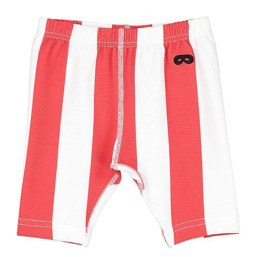 Boy Beau Loves | Swim Cycle Shorts, Deck Chair Stripe