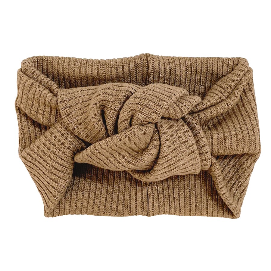 Girl Eyee Kids | Twist Knot Headband, Dark Taupe