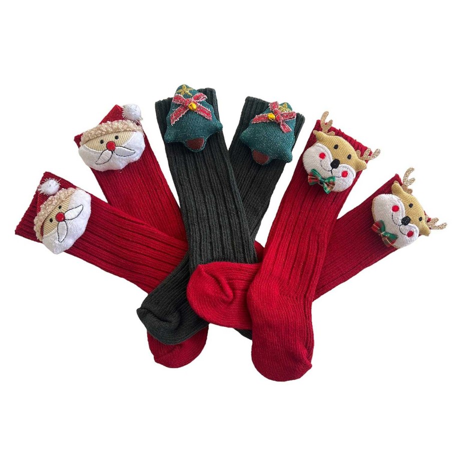 Accessories Sold by SpearmintLOVE | Over-The-Knee Socks, Reindeer