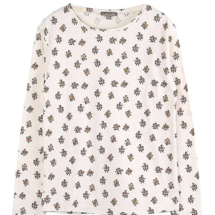 Boy Emile Et Ida | Ls Tee Shirt, Ecru Ao Eglantine