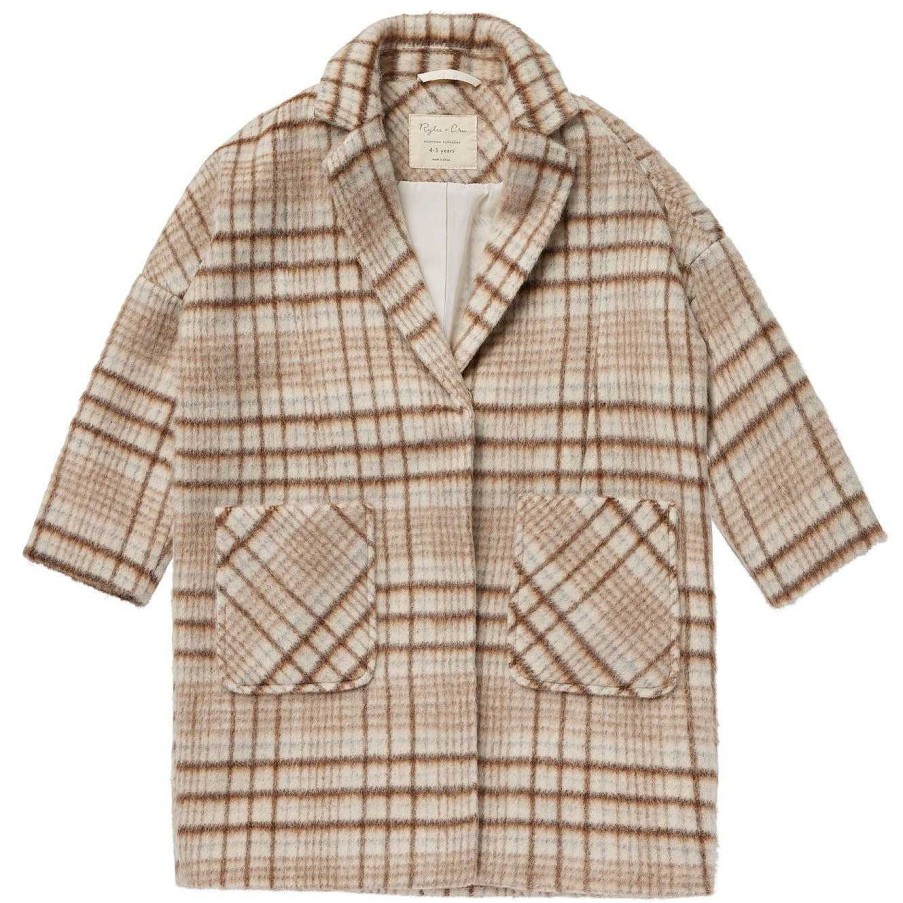 Boy Rylee & Cru | Rylee & Cru Longline Coat, Rustic Plaid