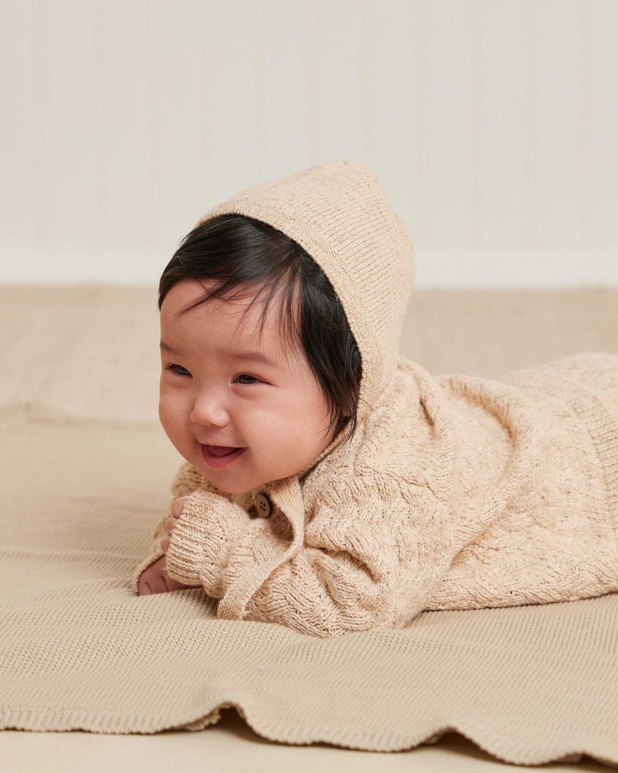 Boy Quincy Mae | Knit Bloomer, Heathered Shell