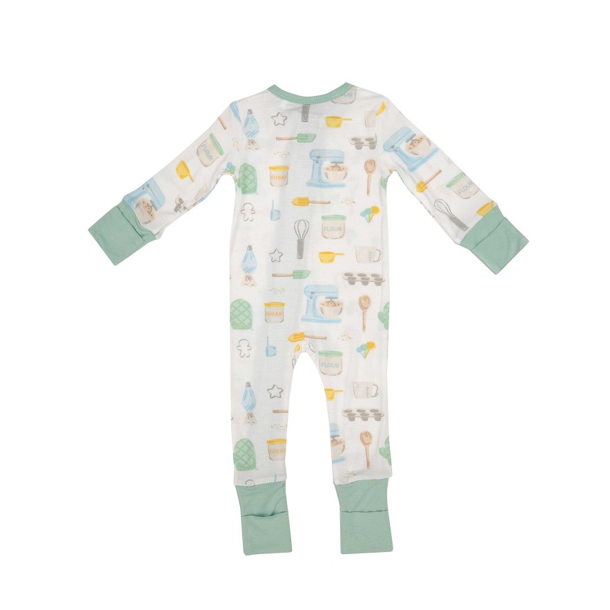 Boy Angel Dear | 2-Way Zip Romper, Baking Tools