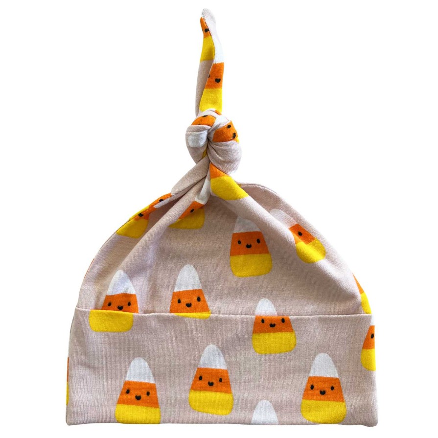 Boy SpearmintLOVE | Knot Beanie, Candy Corn