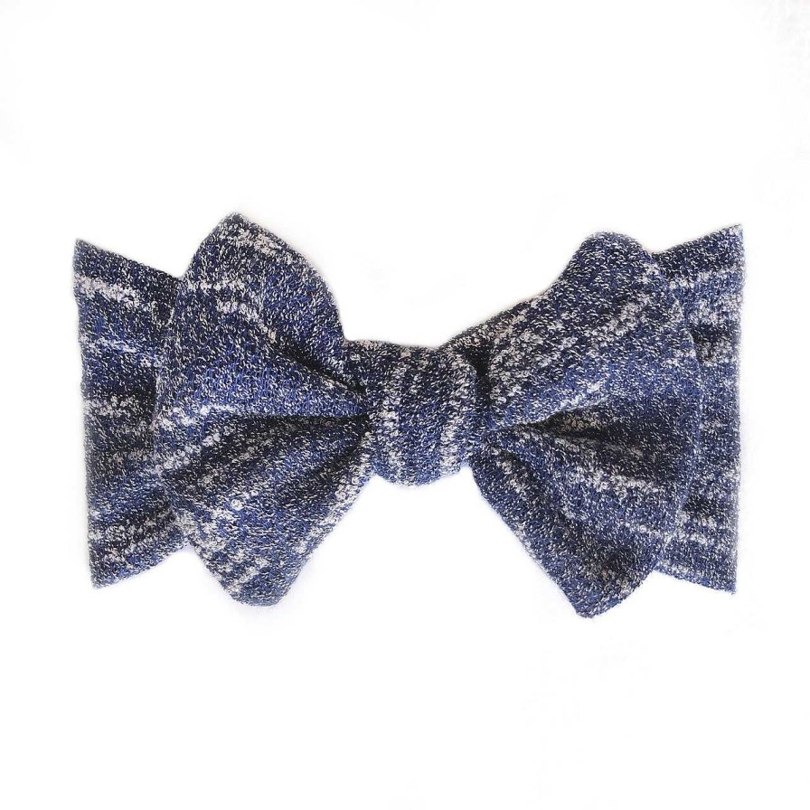 Girl Colty Creek | Melange Bow Headband, Royal Blue