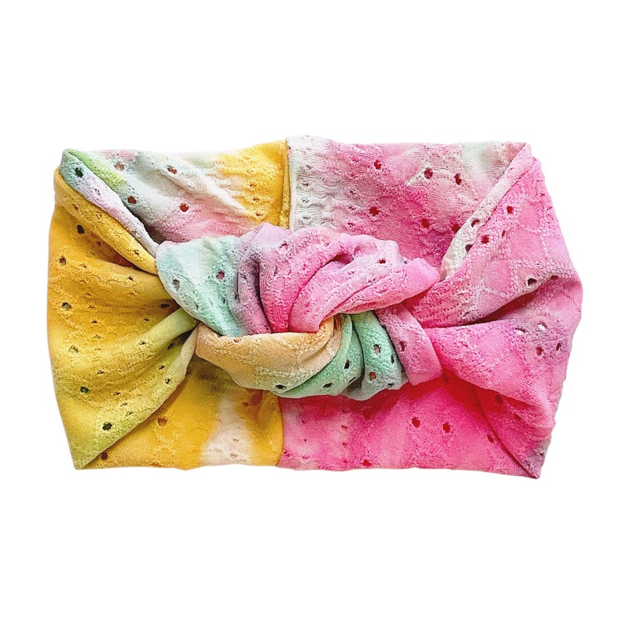 Girl Eyee Kids | Twist Knot Headband, Shabby Chic Tie Dye