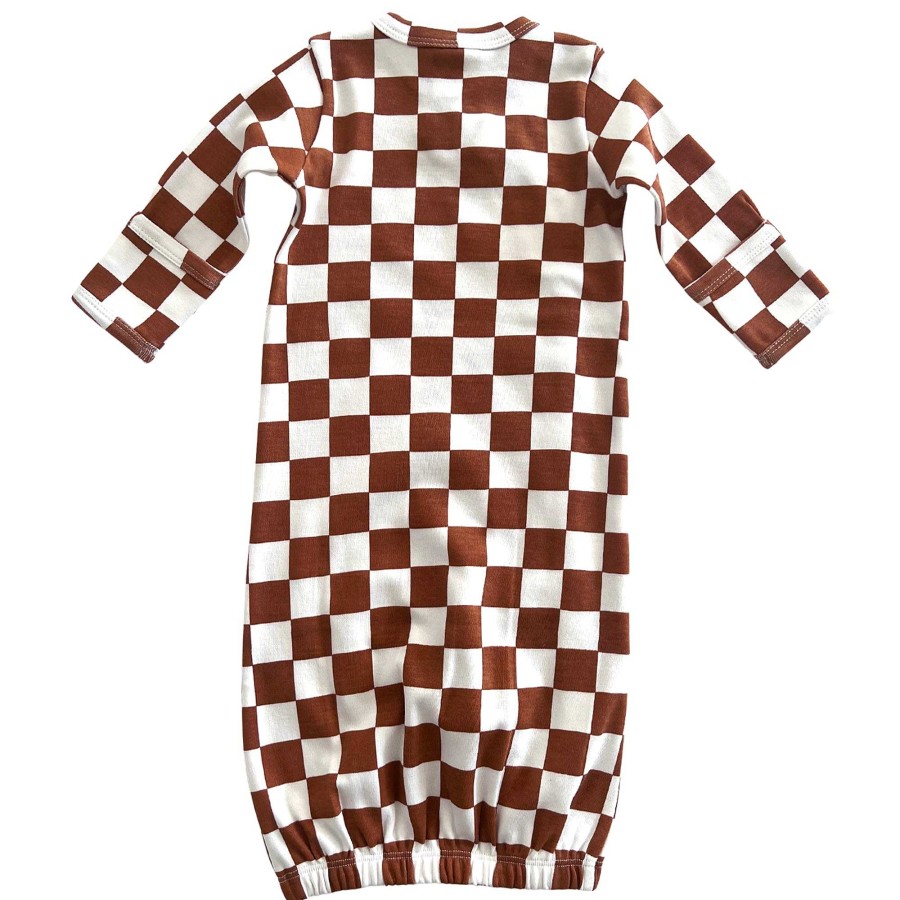 Boy SIIX Collection | Stracciatella Checkerboard / Organic Gown