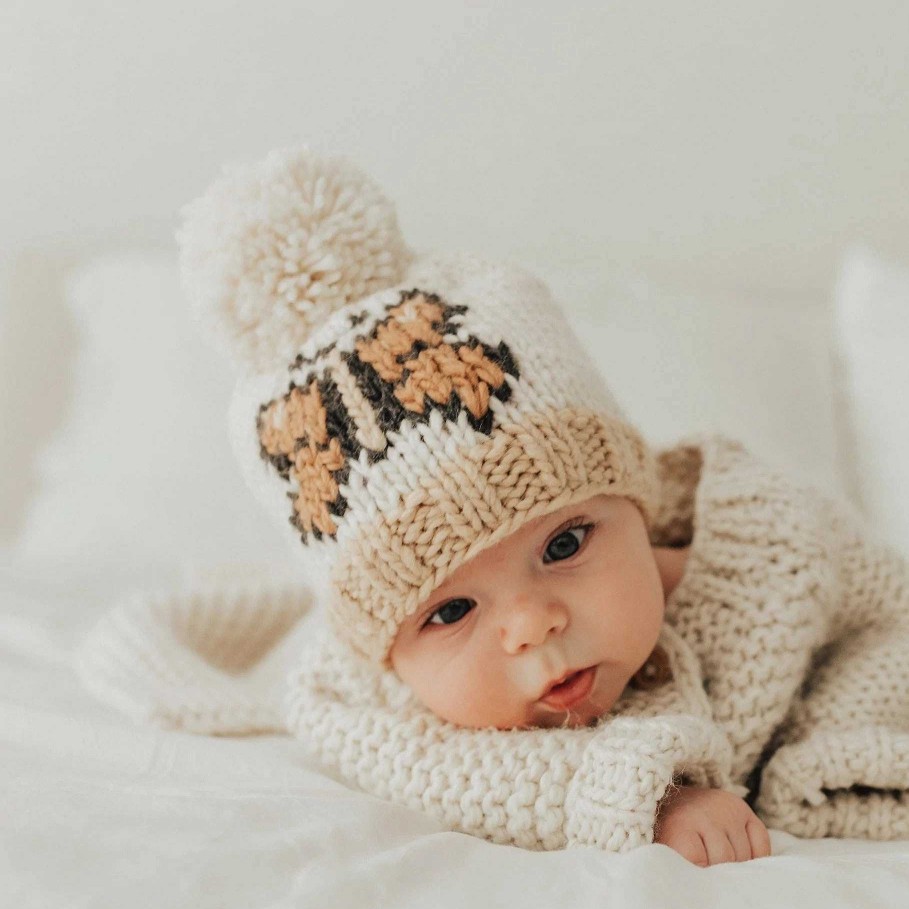 Accessories Huggalugs | Butterfly Knit Pom Hat