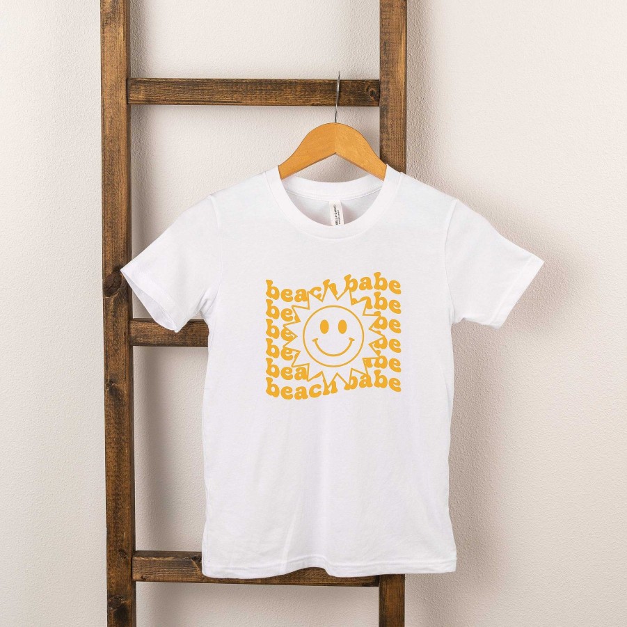 Boy The Juniper Shop | Beach Babe Stacked Sun Short Sleeve Tee, White